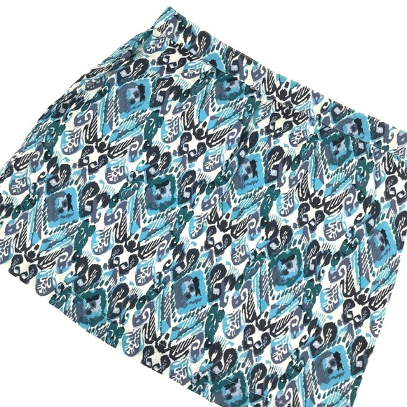 GH Bass & Co Geometric Print Skirt Size 14 NWT - Picture 6 of 6